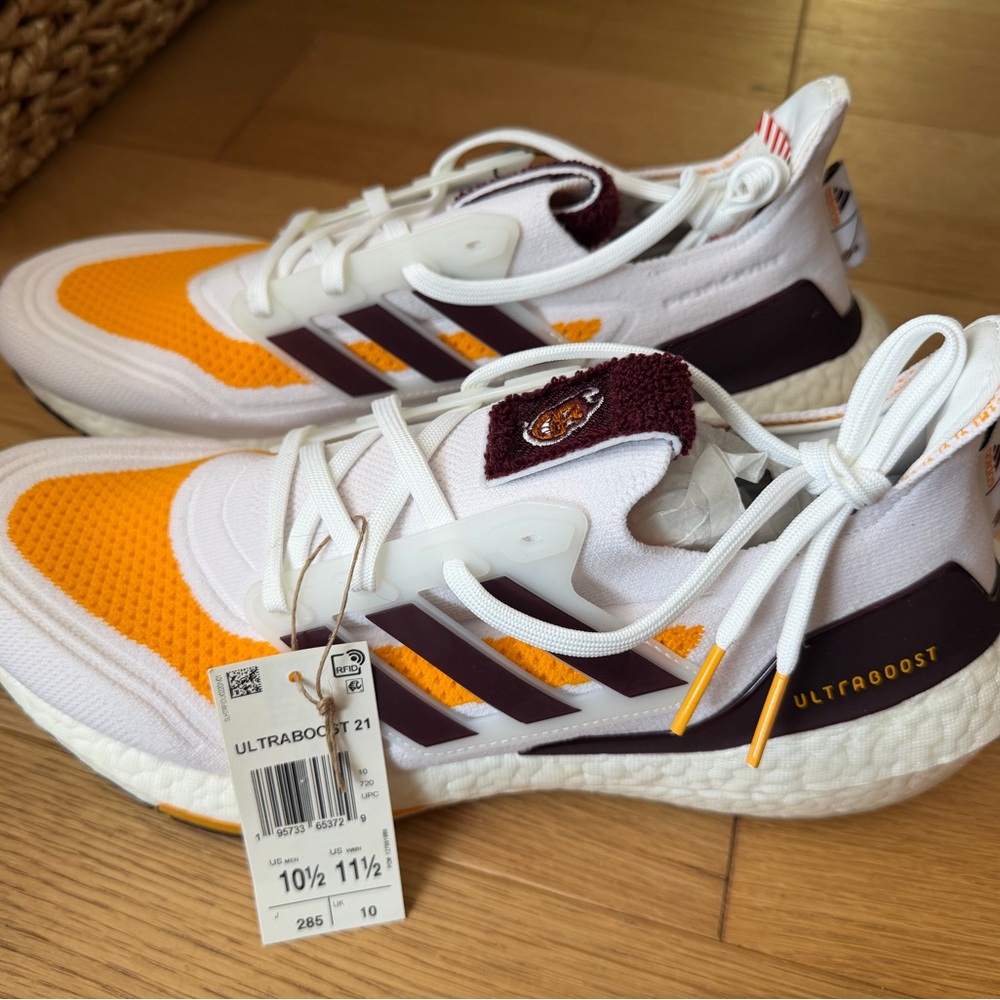 Adidas Ultraboost 21 Arizona State ASU Sun Devils Sneakers size MENS 10.5
